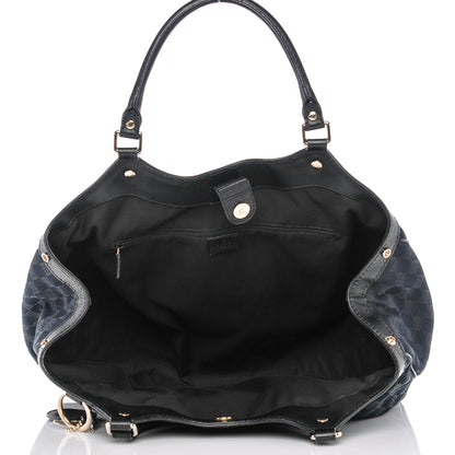 Gucci Monogram Large Sukey Tote Black 5 of 13