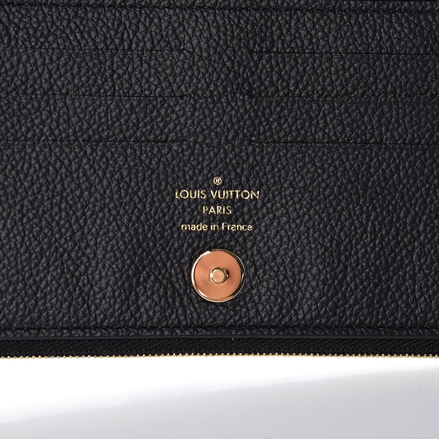 Louis Vuitton Empreinte Adele Wallet Black 6 of 9