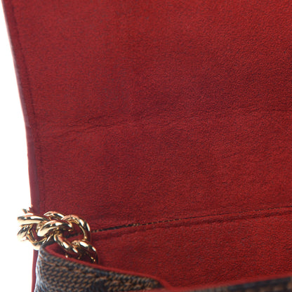 Louis Vuitton Damier Ebene Caissa Clutch Cherry 9 of 9