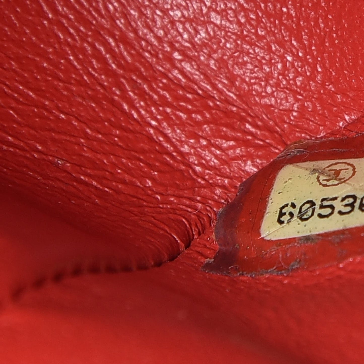 Patent Quilted Mini Square Flap Red