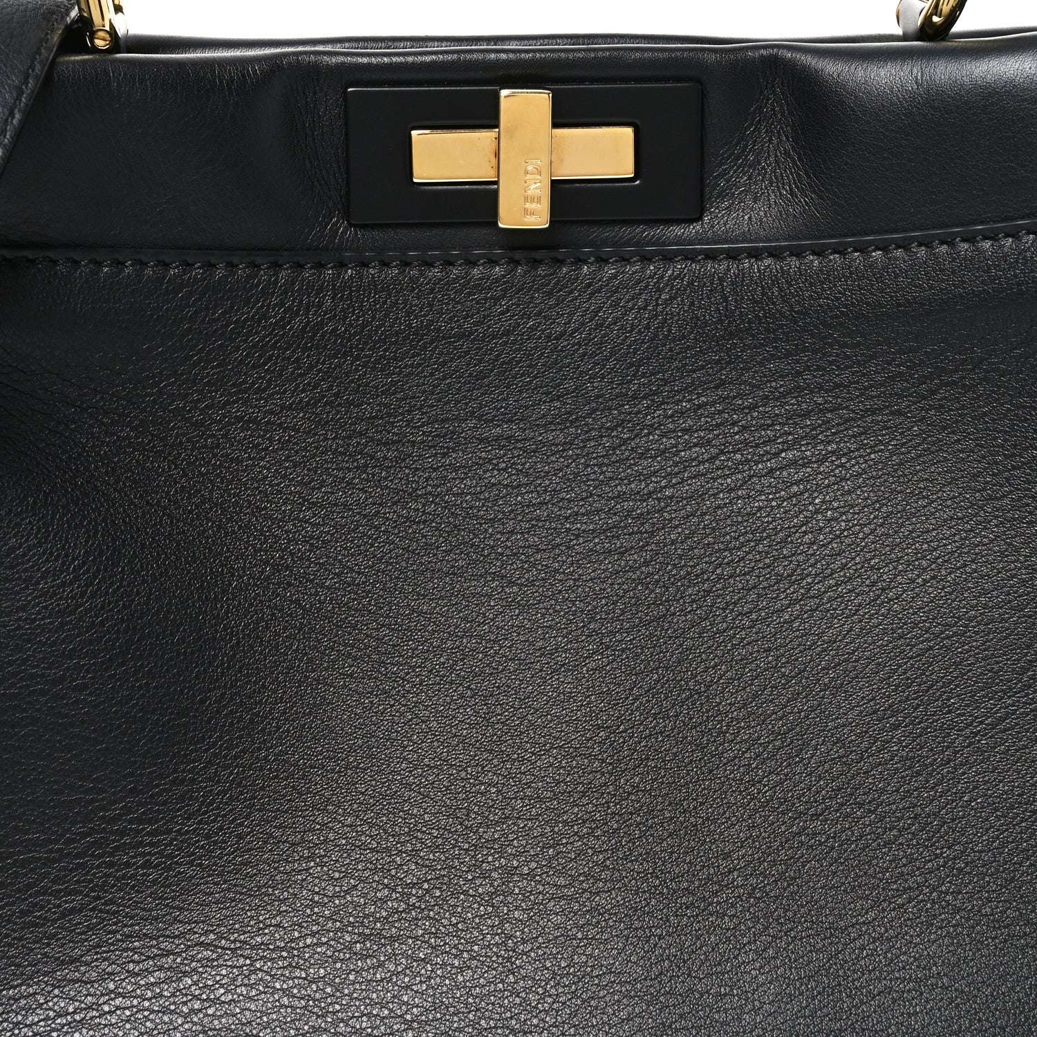 Fendi Calfskin Velvet Fun Fair Medium Peekaboo Iconic Satchel Night Blue Multicolor 8 of 10