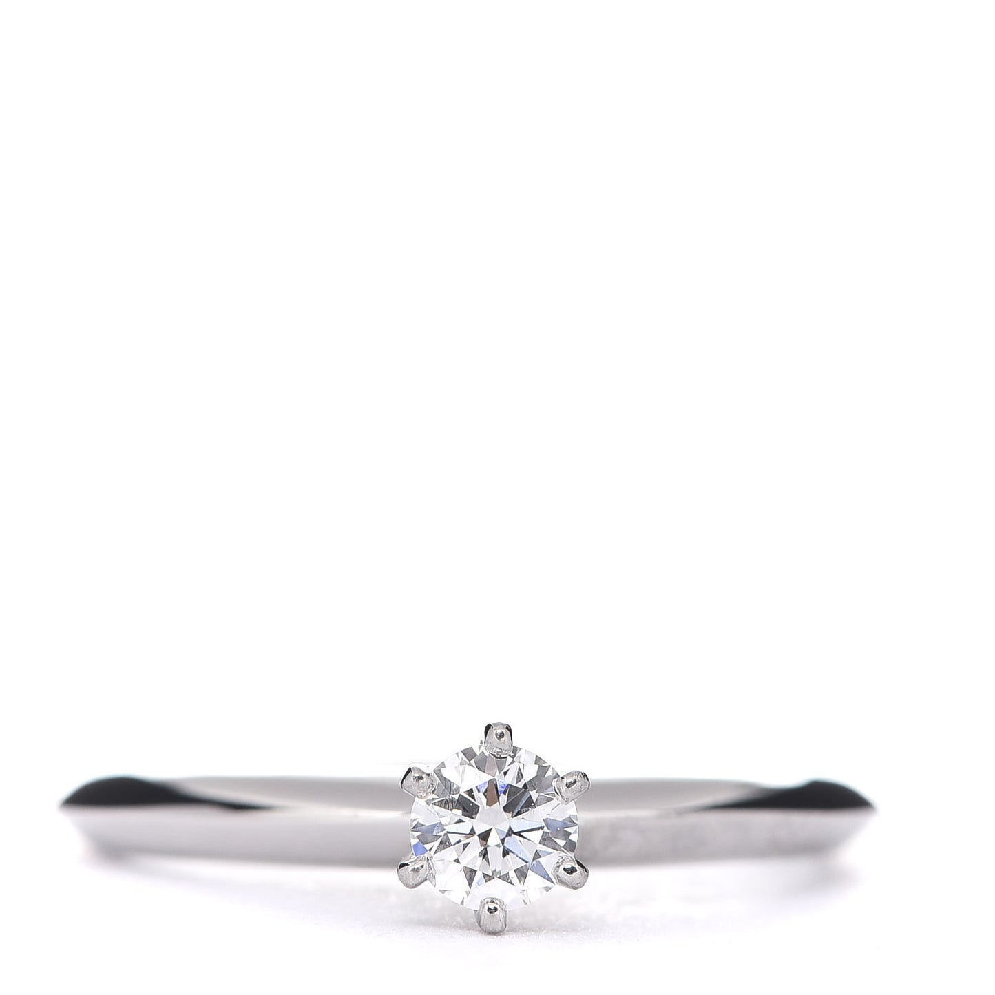 Platinum Diamond .20ct Solitaire Engagement Ring 49 5