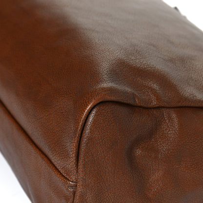 Prada Vitello Daino Top Handle Tote Brown 6 of 11
