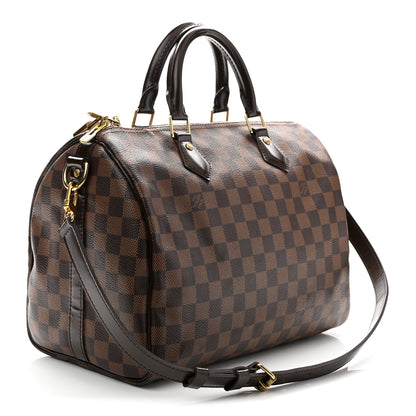 Louis Vuitton Damier Ebene Speedy Bandouliere 30 3 of 11