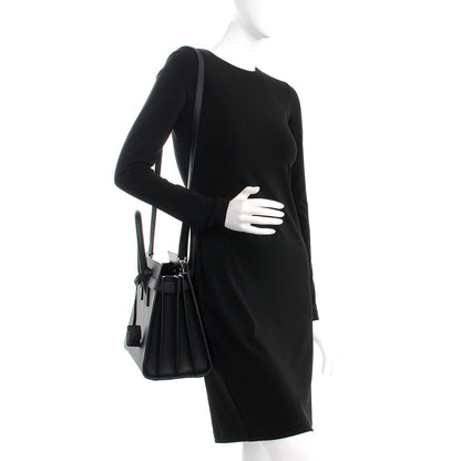 Saint Laurent Grained Calfskin Small Sac De Jour Black 2 of 8