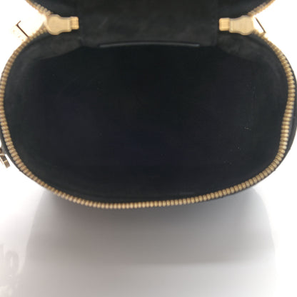 Christian Dior Lambskin Cannage Micro Lady Dior Vanity Case Black 5 of 9