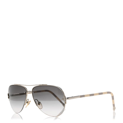 Louis Vuitton Damier Azur Conspiration Pilote Aviator Sunglasses Z0203U 1 of 9