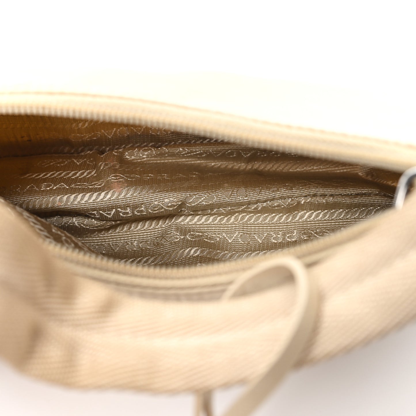 Re-Nylon Saffiano Mini Re-Edition 2000 Bag Deserto