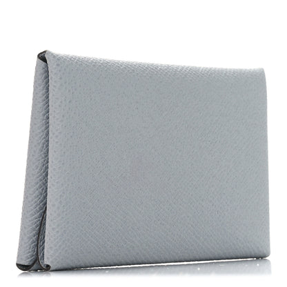 Hermes Epsom Calvi Duo Card Case Gris Pantin 3 of 7