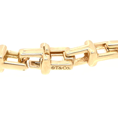 Tiffany 18K Yellow Gold T Narrow Chain Necklace 5 of 5