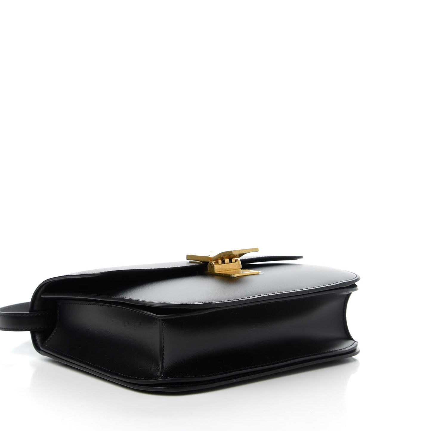 Box Calfskin Medium Classic Box Flap Black