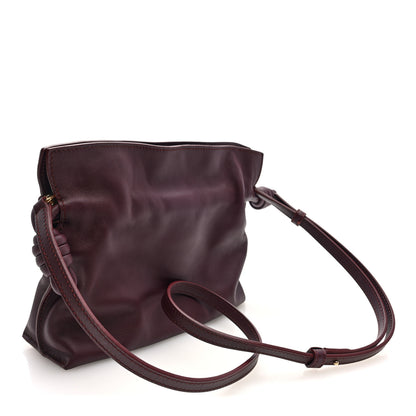 Loewe Calfskin Mini Flamenco Knot Clutch Dark Burgundy 3 of 9