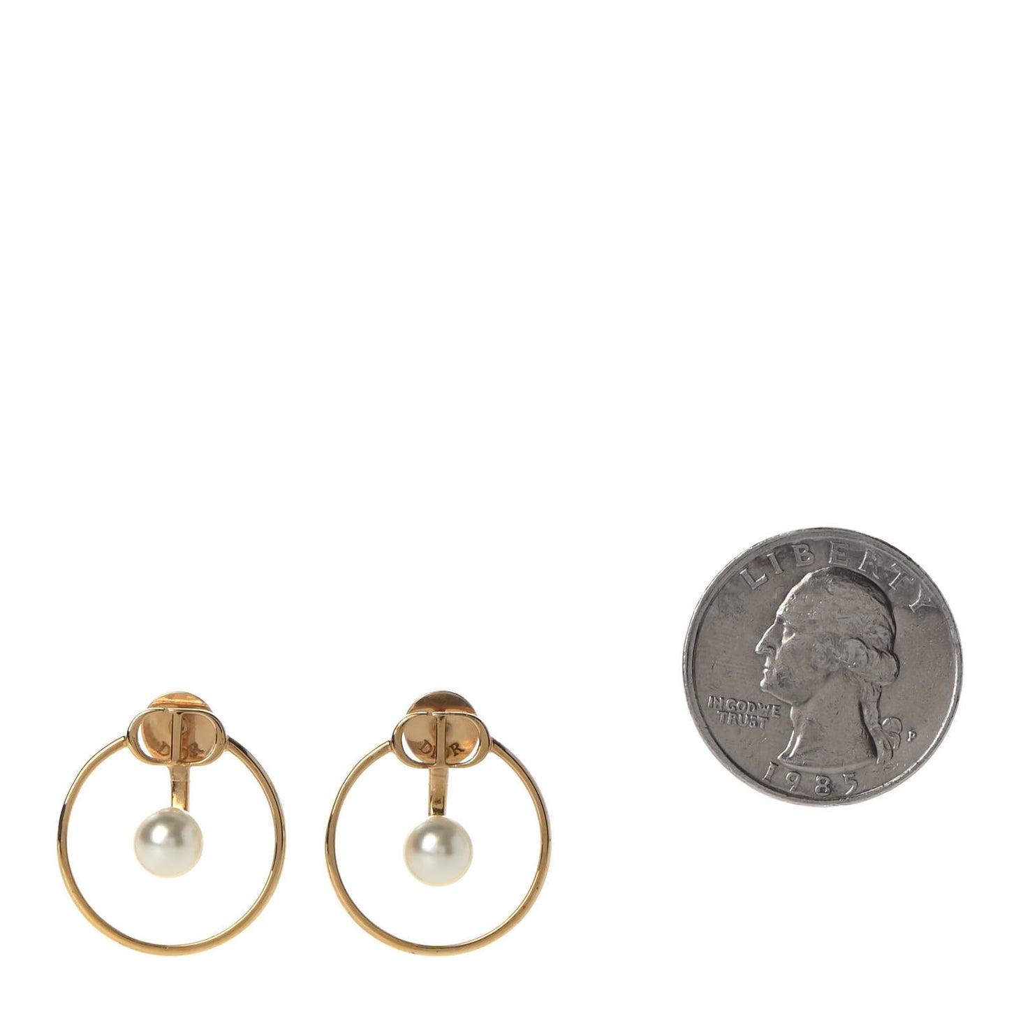 Pearl 30 Montaigne Earrings Gold