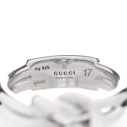 Gucci Sterling Silver Knot Ring 57 8 4 of 7