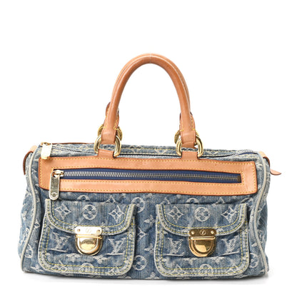 Louis Vuitton Monogram Denim Neo Speedy Blue 1 of 10