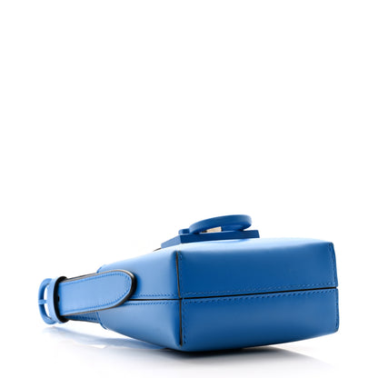 Salvatore Ferragamo Calfskin Mini Trifolio Bag Footballer Blue 4 of 10