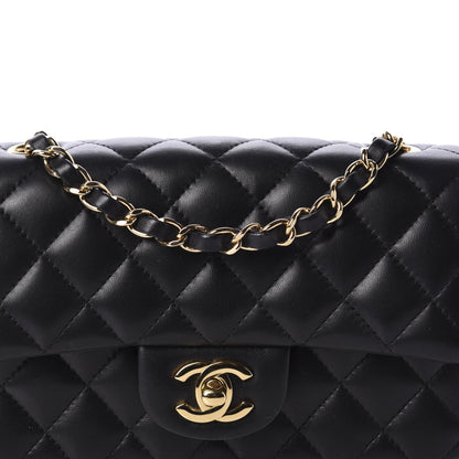 Chanel Lambskin Quilted Mini Rectangular Flap Black 10 of 11