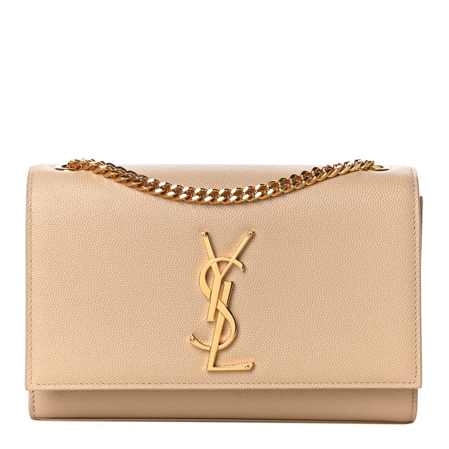 Grain De Poudre Small Monogram Kate Satchel Nude Powder