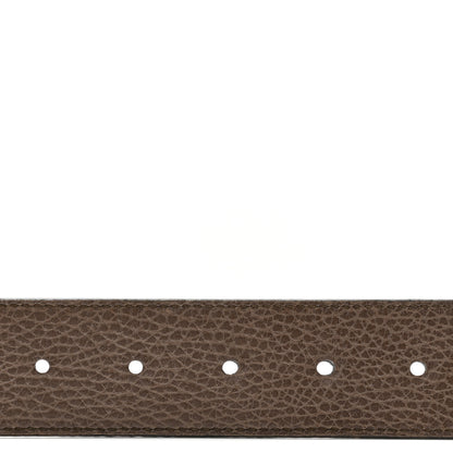 Gucci Calfskin Double G Reversible 37mm Belt 80 32 Black Cocoa 5 of 10