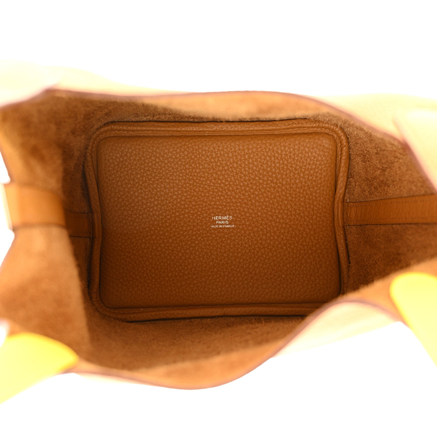 Hermes Taurillon Clemence Swift Eclat Picotin Lock 18 PM Sesame Lime 5 of 11