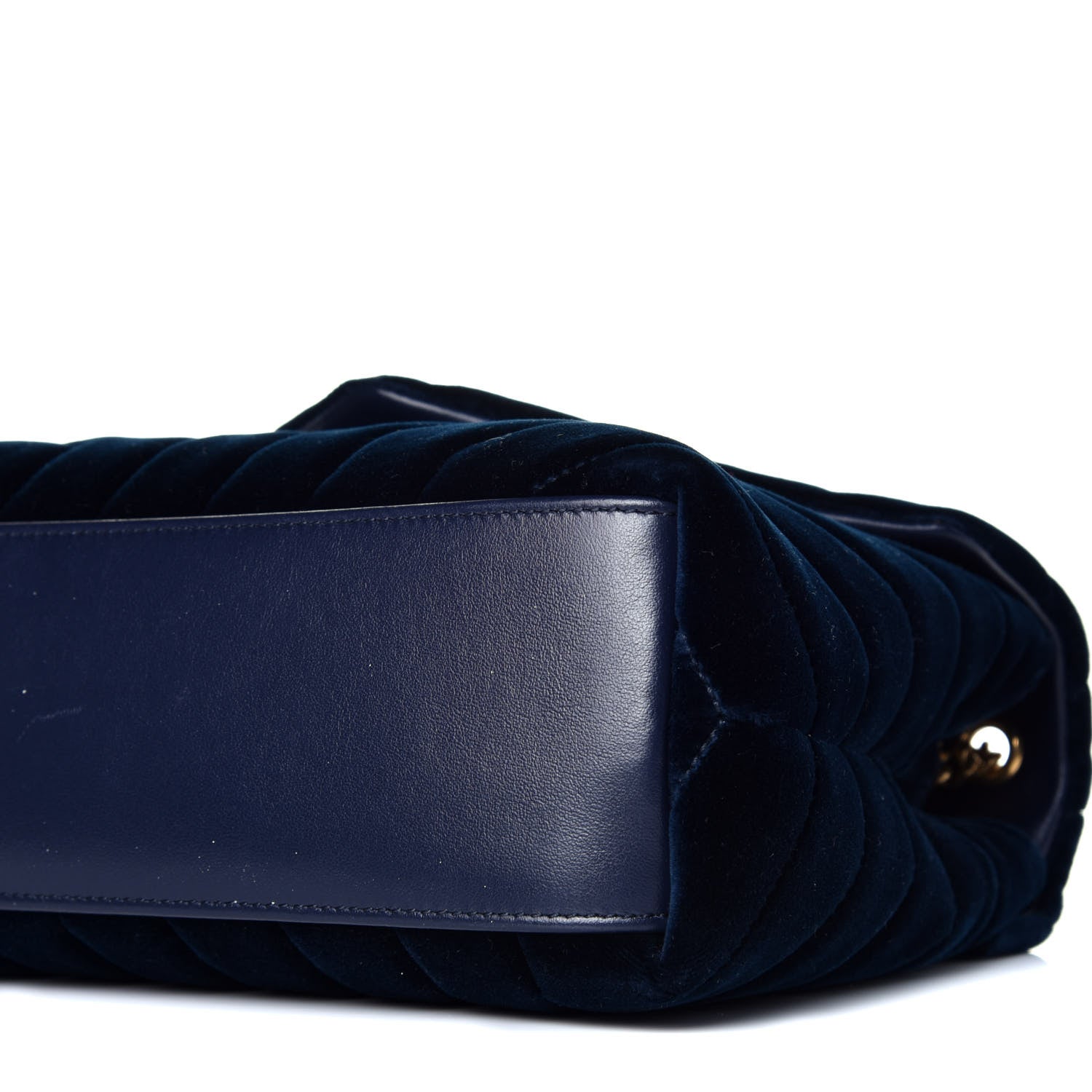 Saint Laurent Velvet Y Quilted Monogram Small Loulou Chain Satchel Medium Blue 8 of 9