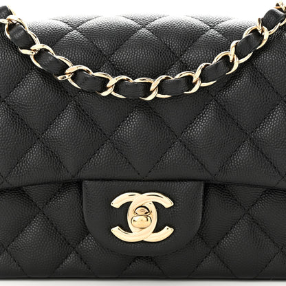 Chanel Caviar Quilted Mini Rectangular Flap Black 8 of 10