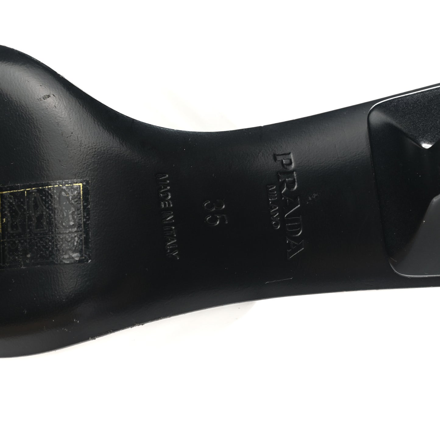 Spazzolato Triangle Logo Pointed Toe 55mm Mules 35 White