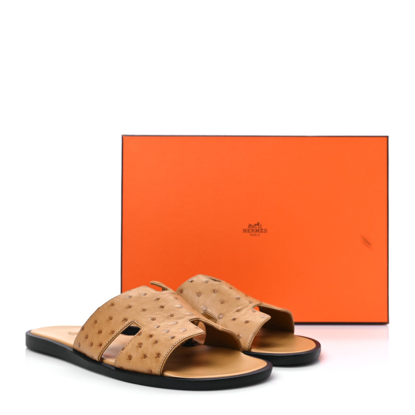 Ostrich Mens Izmir Sandals 44 Brun Fauve