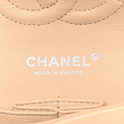 Chanel Caviar Quilted Medium Double Flap Beige 6 of 11