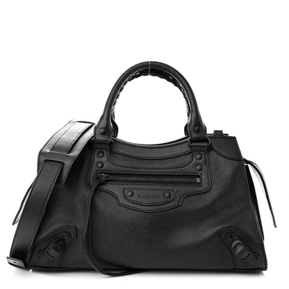 Balenciaga Grained Calfskin Neo Classic Black Hardware S City Black 1 of 10