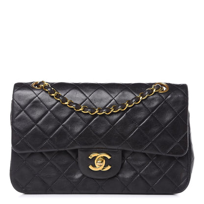 Chanel Lambskin Quilted Small Double Flap Black 1 of 18