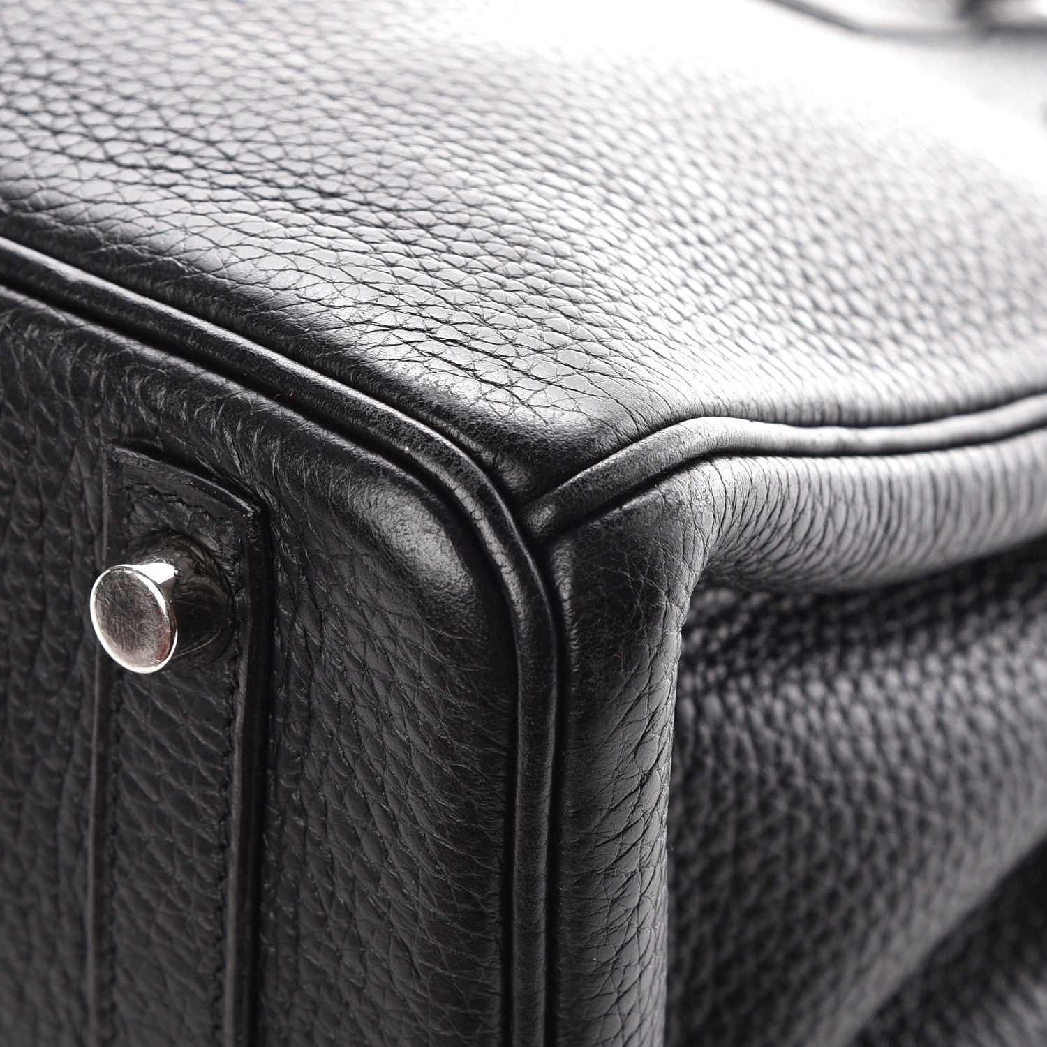 Hermes Taurillon Clemence Birkin 30 Black 41 of 42