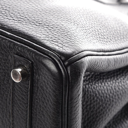 Hermes Taurillon Clemence Birkin 30 Black 41 of 42