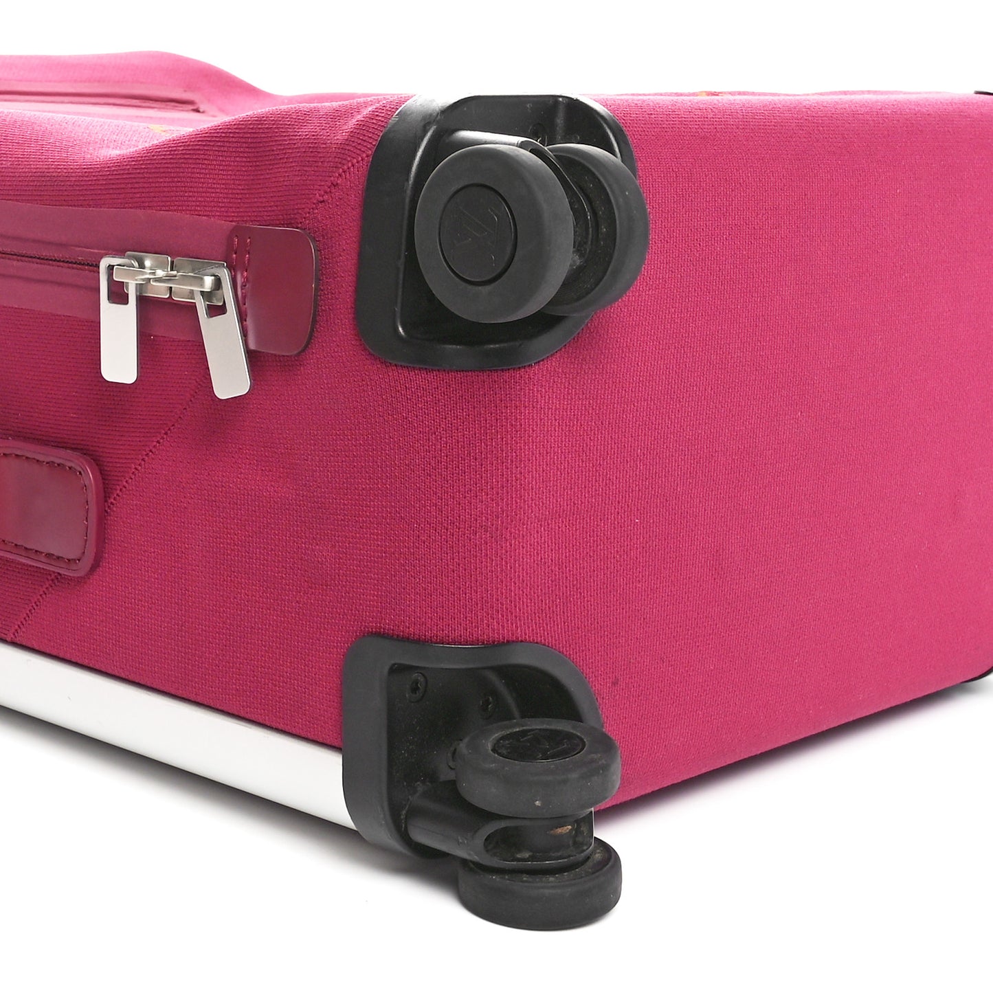 Knit Monogram Horizon Soft 55 Suitcase Fuchsia