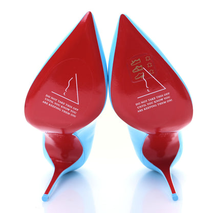 Christian Louboutin Patent Hot Chick 100 Pumps 39 Splash 5 of 9