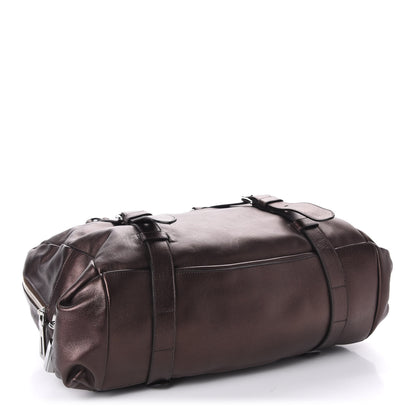Prada Vitellino Mordo Bauletto Tote Antico Mordore 3 of 11
