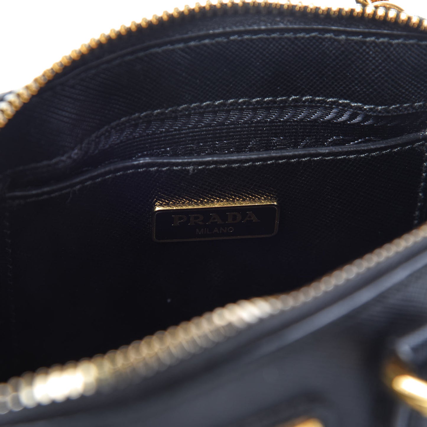 Saffiano Lux Mini Promenade Tote Black