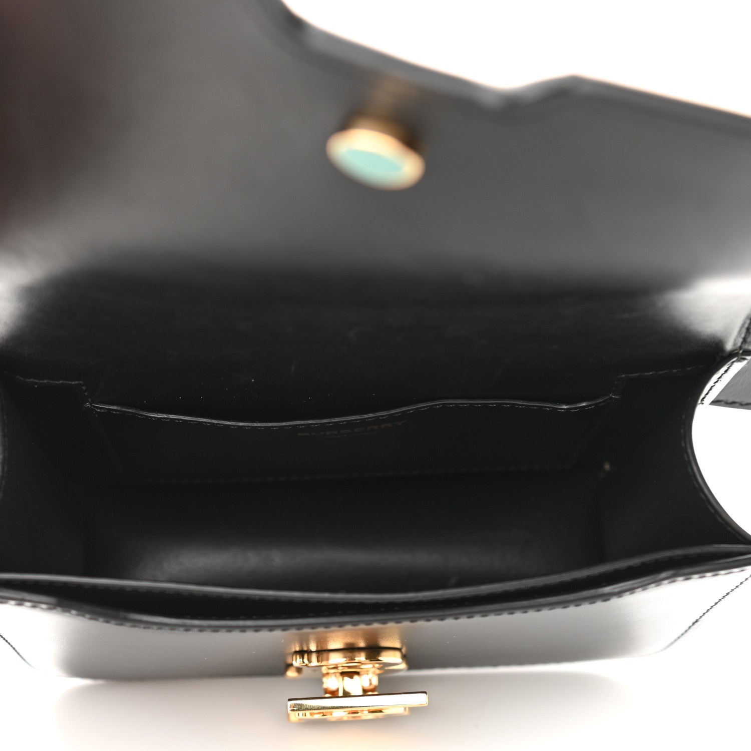 Burberry Calfskin TB Bum Bag Black 5 of 9
