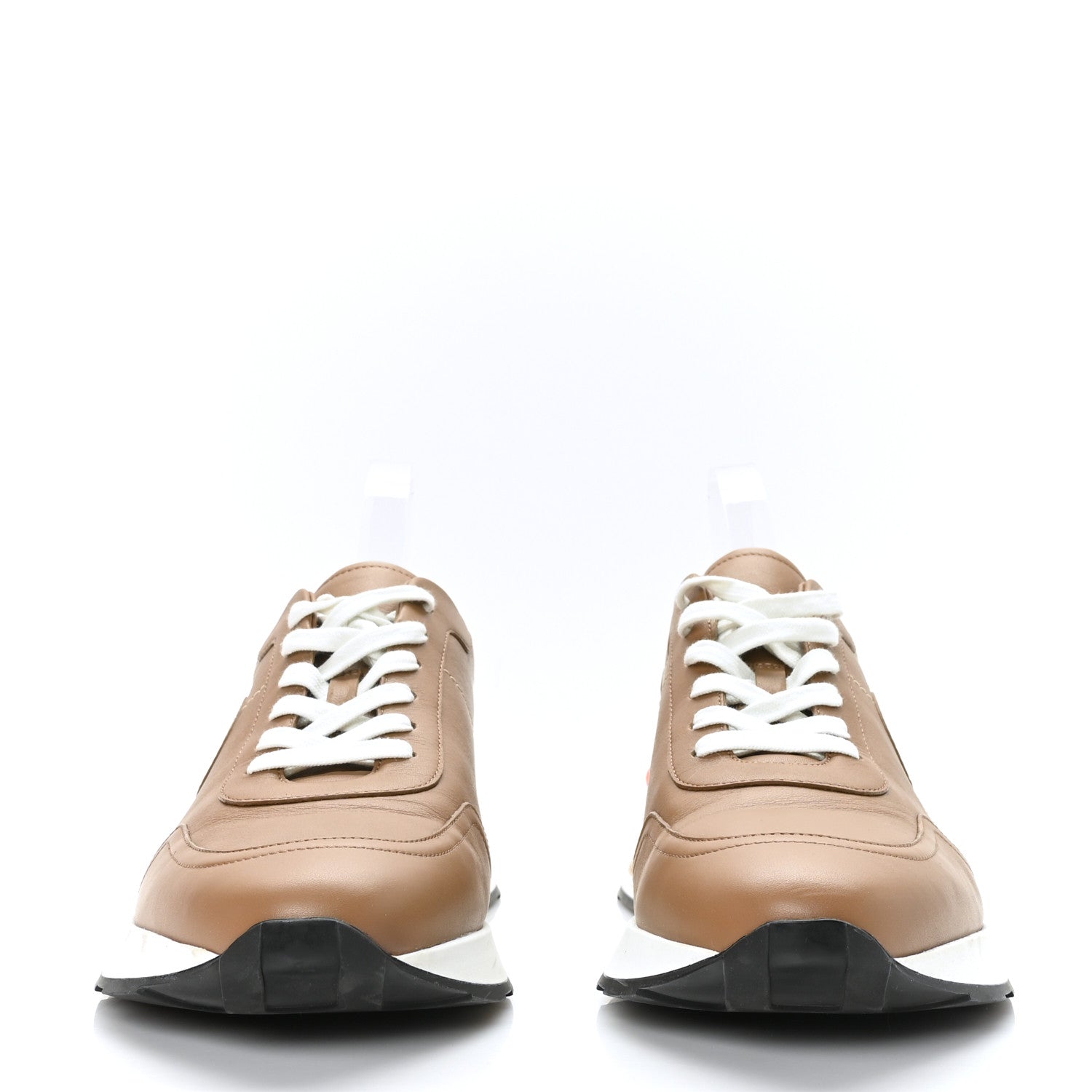 Hermes Calfskin Mens Drive Sneakers 46 Naturel 2 of 11