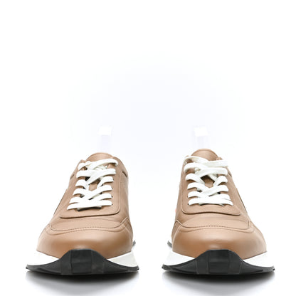 Hermes Calfskin Mens Drive Sneakers 46 Naturel 2 of 11