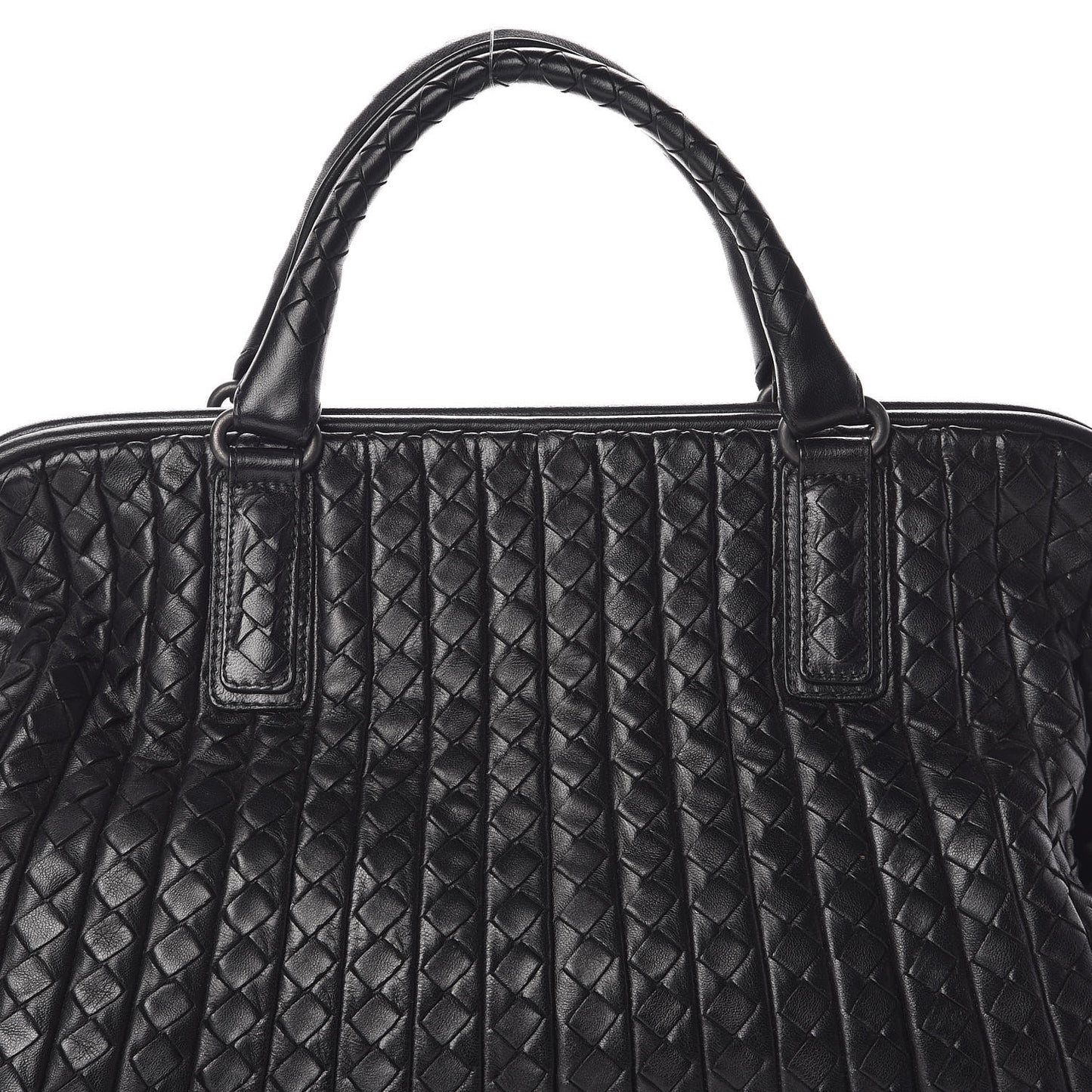 Nappa Intrecciato New Bond Satchel Black