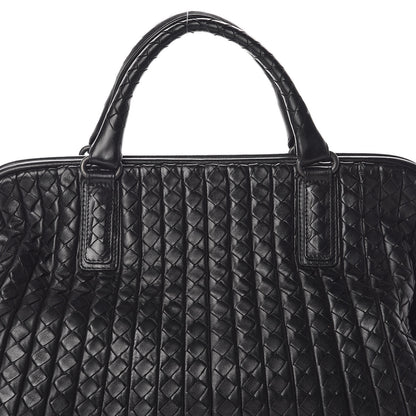 Bottega Veneta Nappa Intrecciato New Bond Satchel Black 7 of 9
