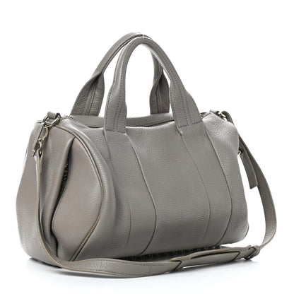 Alexander Wang Pebbled Lambskin Rocco Oyster 2 of 11
