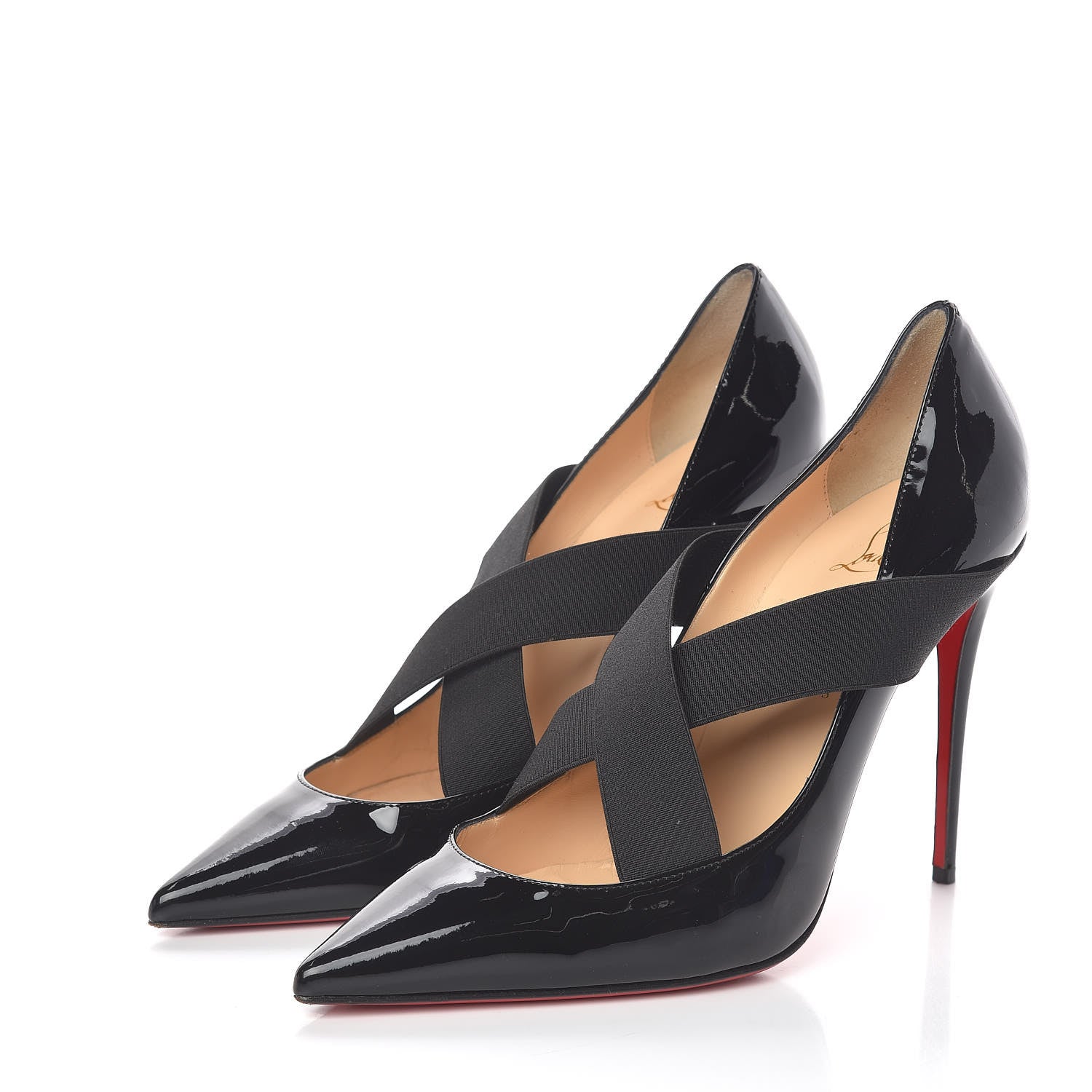Christian Louboutin Patent Sharpstagram 100 Pumps 40 Black 3 of 10