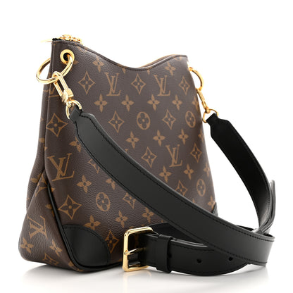 Louis Vuitton Monogram Odeon PM Black 3 of 10