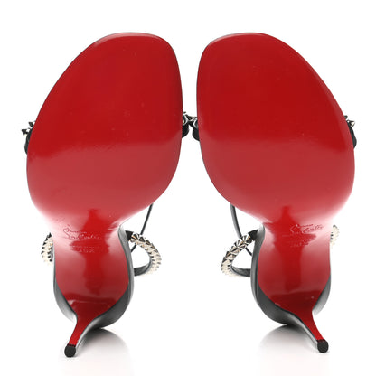 Christian Louboutin Nappa So Me 100 Sandals 36.5 Black 5 of 7