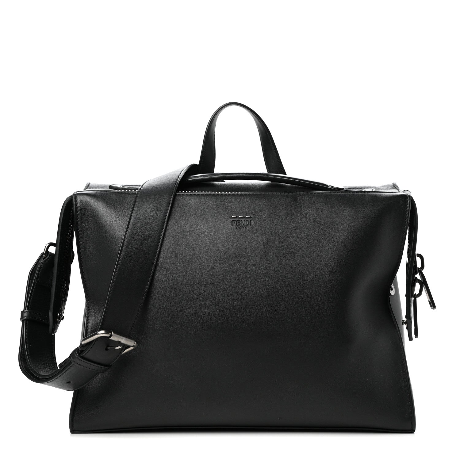Fendi Vitello Grace Lui Urban Briefcase Black 1 of 10