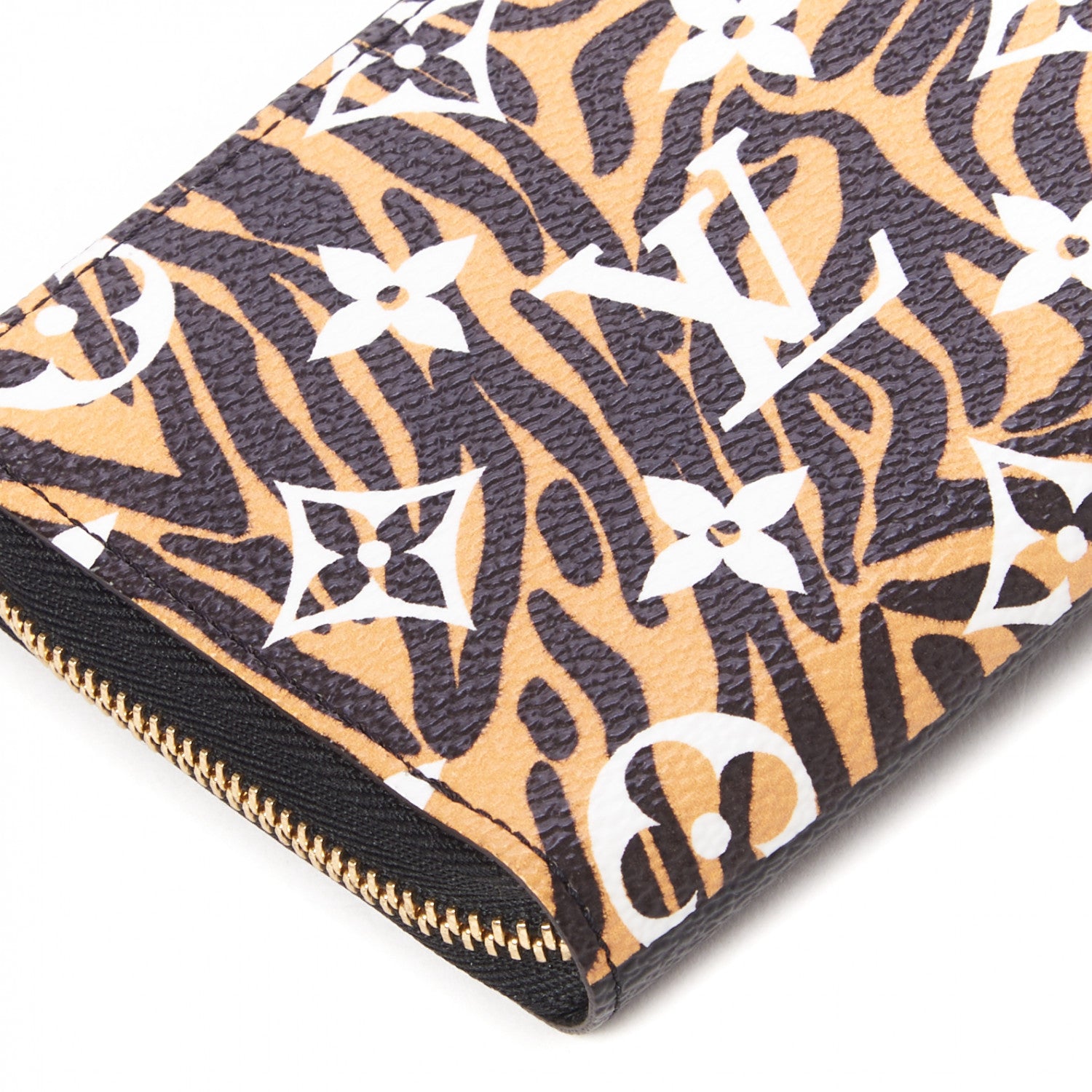 Louis Vuitton Monogram Giant Jungle Zippy Coin Purse Black 5 of 9