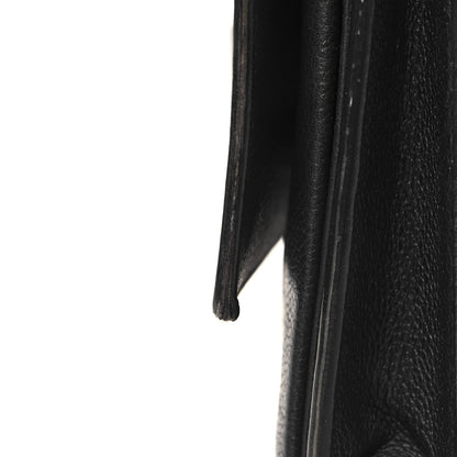 Saint Laurent Grained Calfskin Medium Monogram Sunset Black 11 of 13