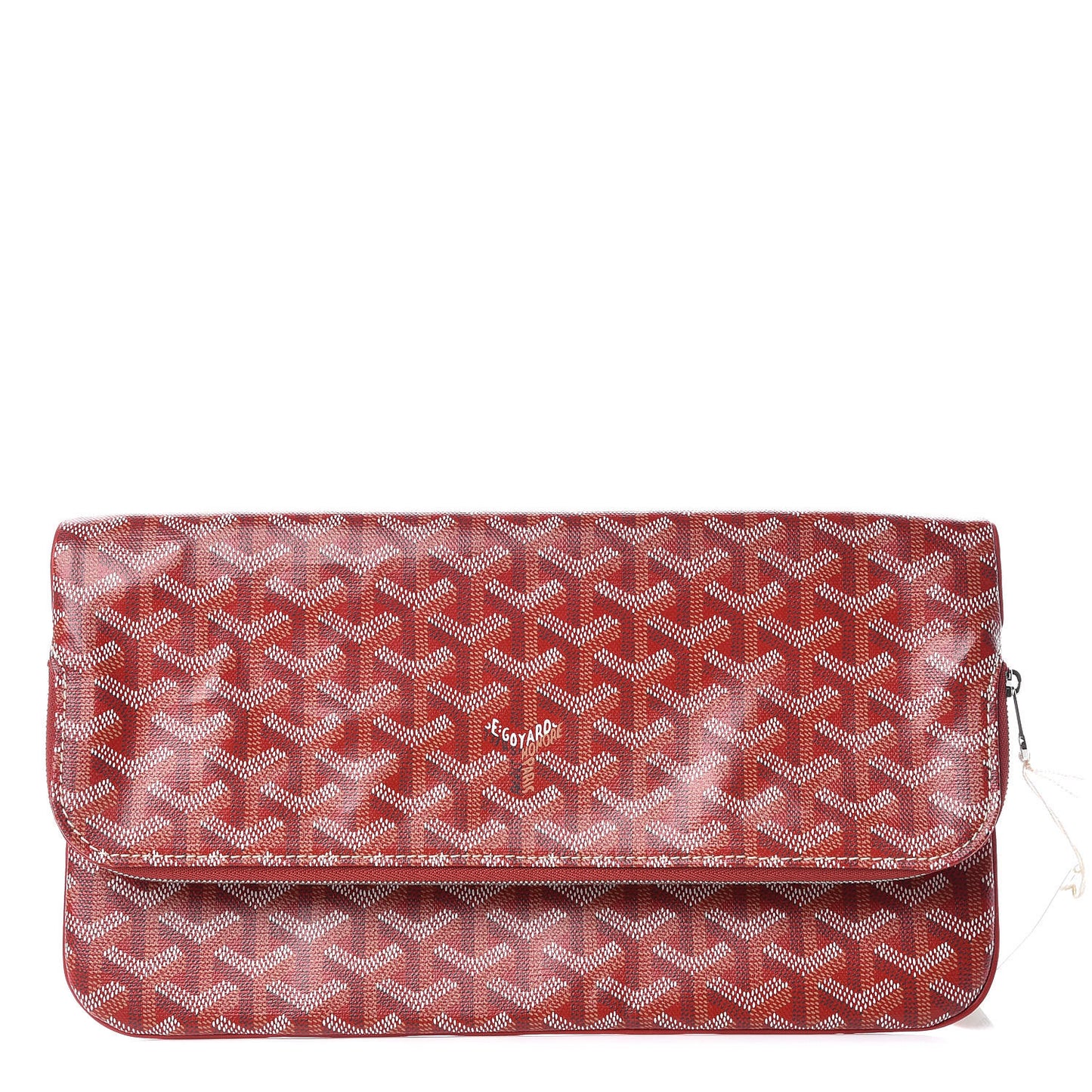 Goyardine Sainte Marie Soft Clutch Red